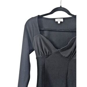 Y2K Whimsigoth Babydoll Top Small Corset Blouse Fairy Grunge Milkmaid Peasant